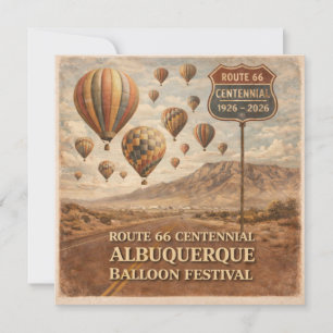 Papelaria de Viagem do Festival de Balões de Albuq