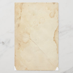 Papelaria de Vintage Amarelada e Manchada