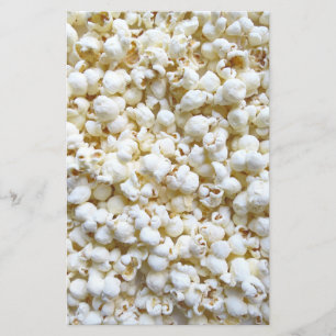 Papelaria Decoração Brilhante da Fotografia de Popcorn