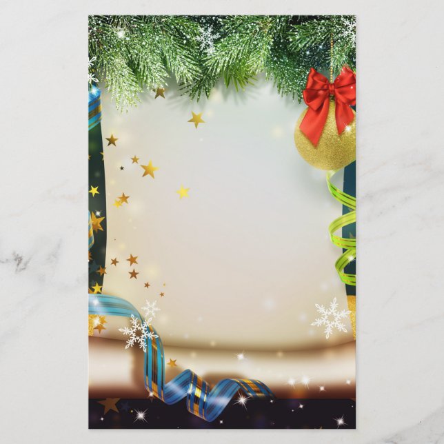 Papelaria decoração de Natal (Frente)