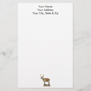 Papelaria Deer Buck Branco