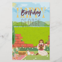 Desejos de Picnic de tagem de Gato Personalizada