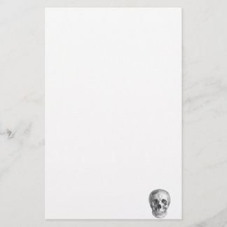 Papelaria Desenho de esboço humano da anatomia do crânio
