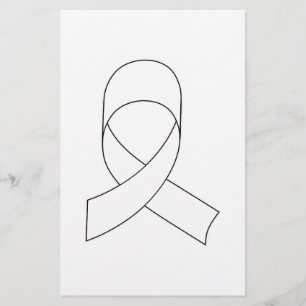 Papelaria Desenho de Fita Branca