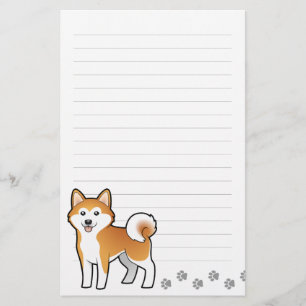 Papelaria Desenhos animados Akita Inu/Shiba Inu
