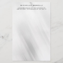 Papelaria Design Cinza Profissional Minimalista Moderno