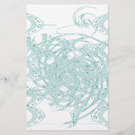 Papelaria Design claro verde branco