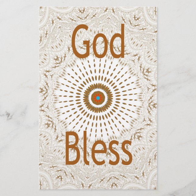 Papelaria Design de arte tradicional africana (Frente)