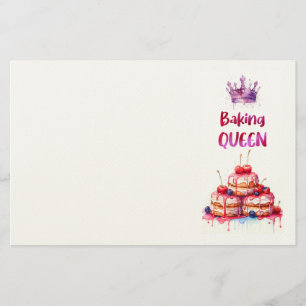 Papelaria design de bolo doce