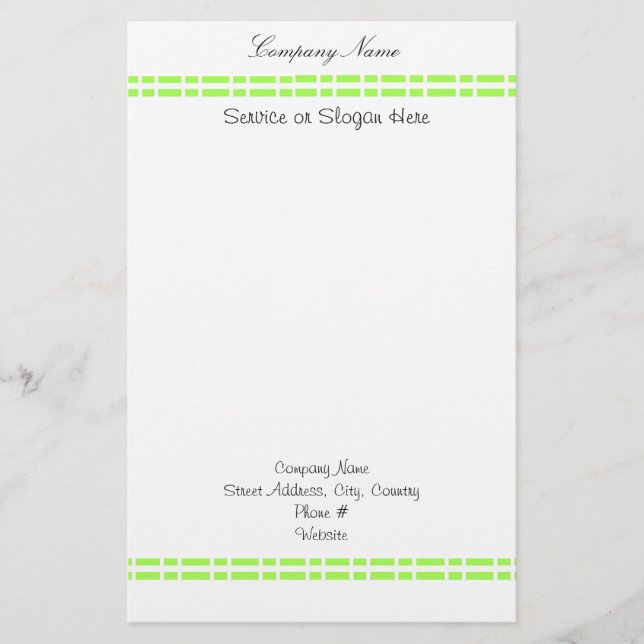 Papelaria Design de Link Apple Verde (Frente)