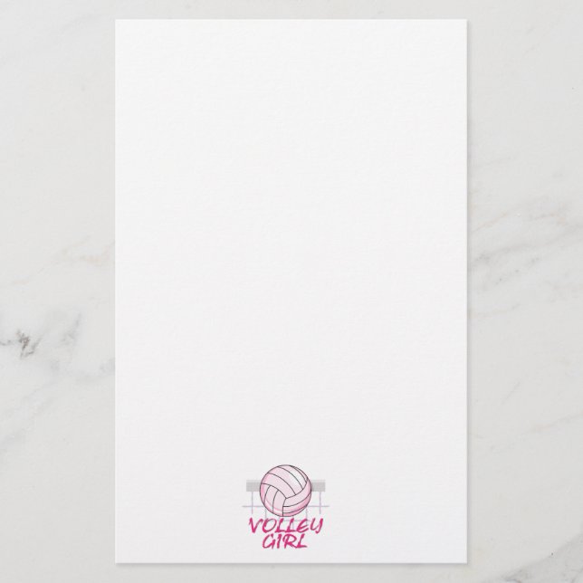 Papelaria design de vôlei de vôlei do vale (Frente)