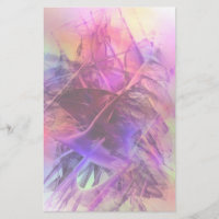 Design Fractal de Abstrato moderno roxo e rosa