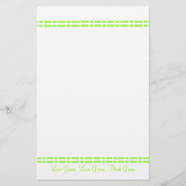 Papelaria Design Moderno Verde (Frente)