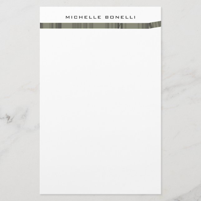 Papelaria Design Profissional Minimalista Moderno (Frente)