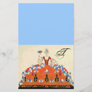 PAPELARIA DESIGNER MONOGRAMA DE DESIGNER DE CUSTOS DE FASHIO