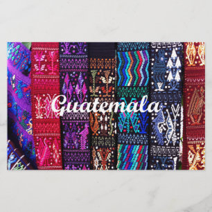 Papelaria Designs têxteis guatemaltecos.