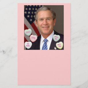 Papelaria Dia de os namorados George Bush