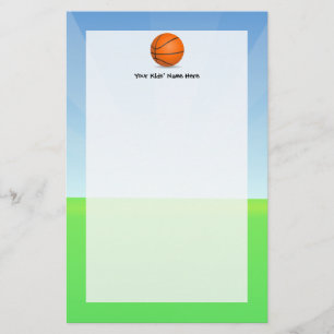 Papelaria Dia ensolarado do basquetebol dos esportes do