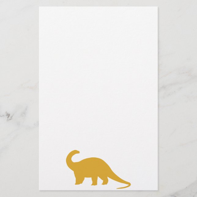 Papelaria Dinossauro Amarelo (Frente)