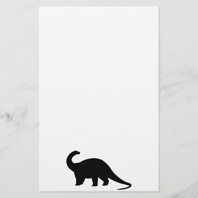 Papelaria Dinossauro Negro (Frente)