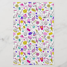 Doce Doce Padrão Colorido