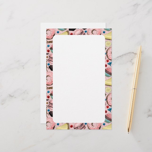 Papelaria Doces a rosa (Frente/Verso In Situ)