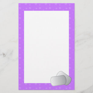 Papelaria Dog tags e Corações