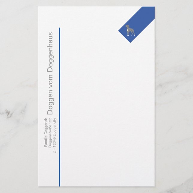 Papelaria Doggen Notizpapier (Frente)