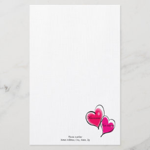 Papelaria Dois Corações - Modelo Letterhead
