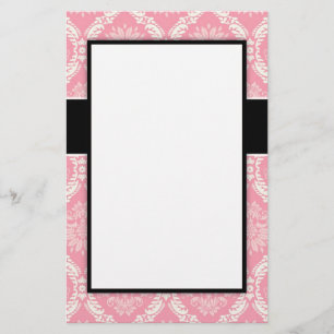Papelaria dois damascos pastel suave, cor-de-rosa e creme el