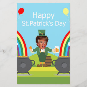 Papelaria donald trump leprechaun