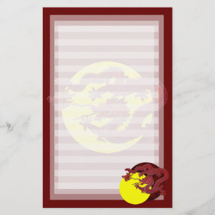 Papelaria Dragão de Cera Vermelha