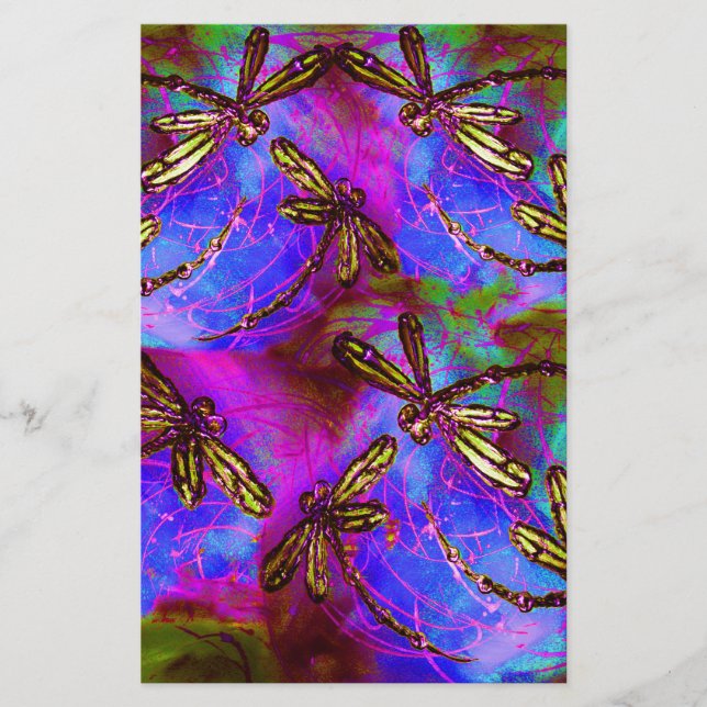 Papelaria Dragonfly Hippy Flit (Frente)