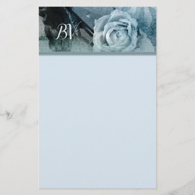 Papelaria Dreamy Rosa Blue Stationery (Frente)