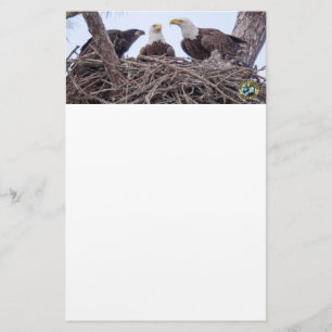 Papelaria E9 & papel de carta do costume da família