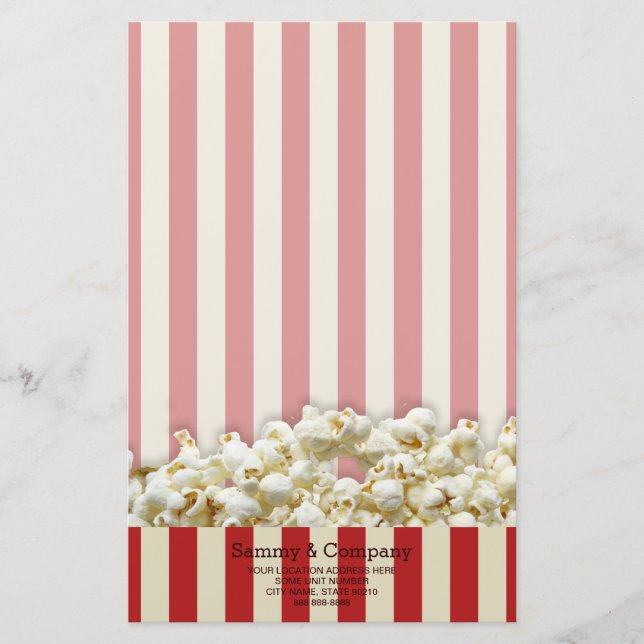 Papelaria É sua fonte personalizada do partido (Frente)