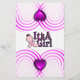 Papelaria É uma garota marcada com molho de Bar doce