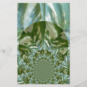 Papelaria Eco Verde Camo Caleidoscópio Impressão