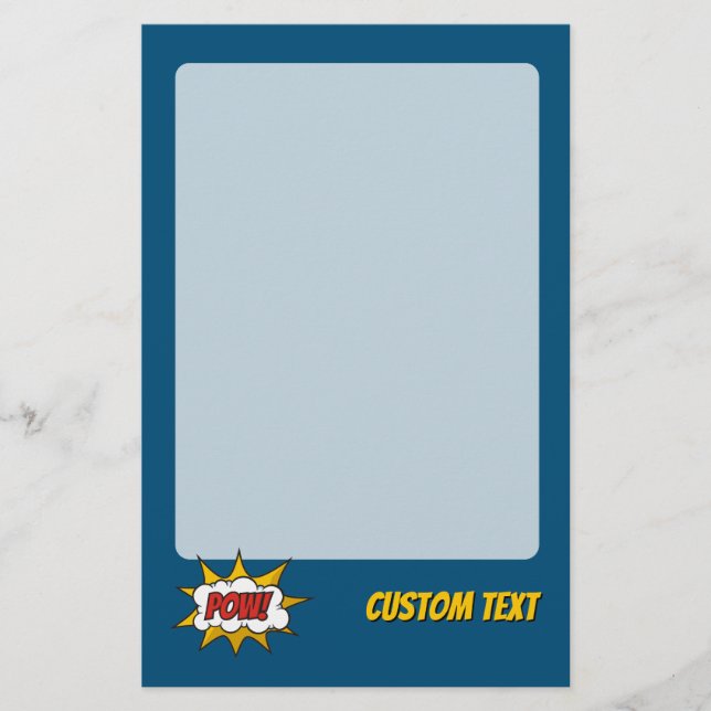 Papelaria Efeito Som de Banda Cômica (Frente)