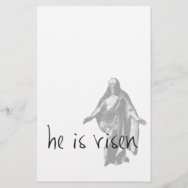 Papelaria ele ressuscitou jesus cristo páscoa lds mórmons (Frente)