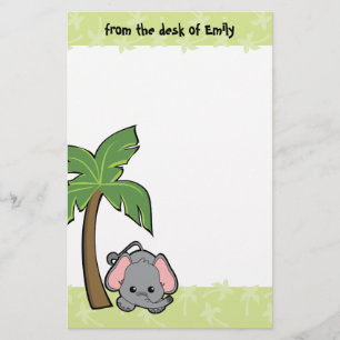 Papelaria Elefante Cutie do bebê