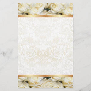 Papelaria Elegância do rosa branco