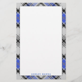 Papelaria Elegante Clan Hannay Tartan Xadrez