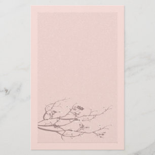 Papelaria Elegante de Cerejeira em Feltro