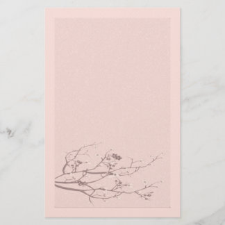 Papelaria Elegante de Cerejeira em Feltro