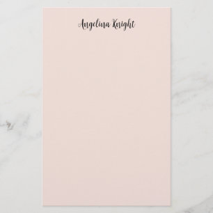 Papelaria Elegante Estilo Chic Escrita Simples à Mão