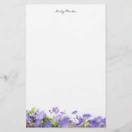 Papelaria Elegante, floral minimalista Personalizada
