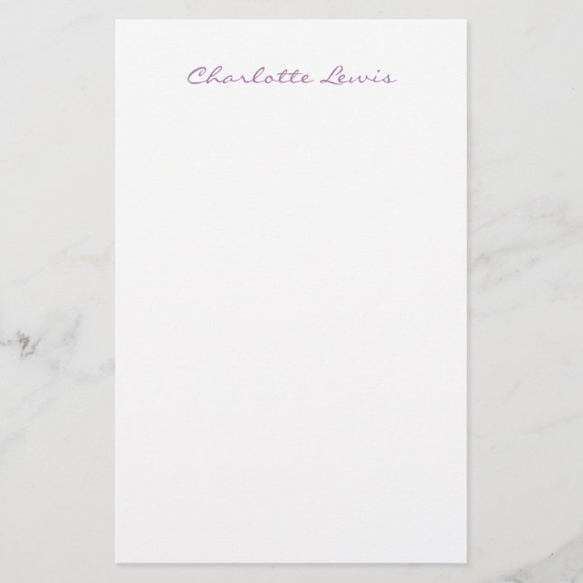 Papelaria Elegante Scripta Plana Minimalista Moderna (Frente)