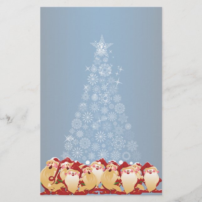 Papelaria Elves de Natal (Frente)