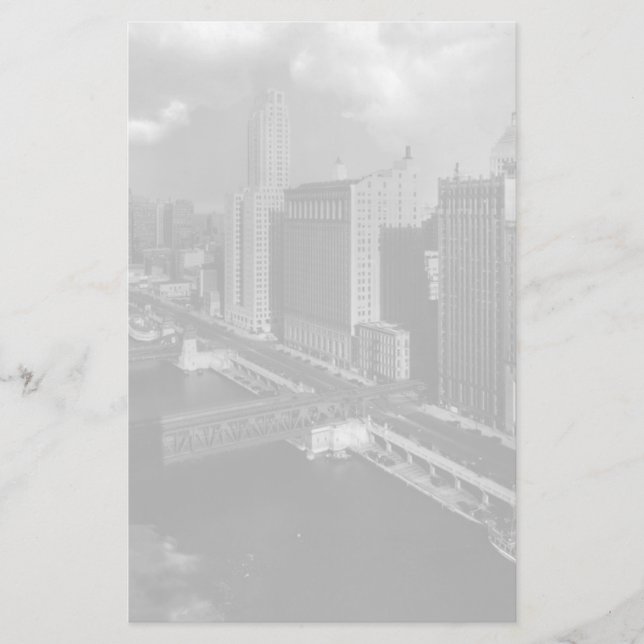 Papelaria Em novembro de 1939:  A cidade de Chicago (Frente)